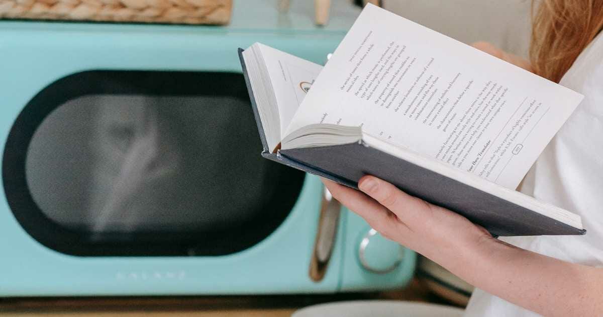 books and microwave